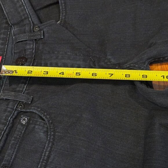 Levis 511 Boys Jeans Sz 16 Reg Black Night Skinny Fit Back to School 28x28 - Picture 10 of 15